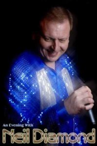 Neil Diamond tribute by Johnny Dee exclusively from Kendall Events