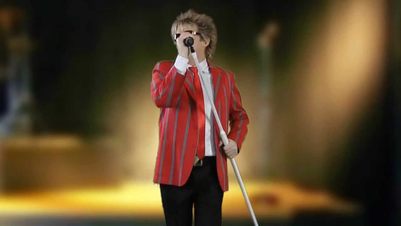 Bob Wyper as Rod Stewart September 2017, Cyprus Kendallevents.com